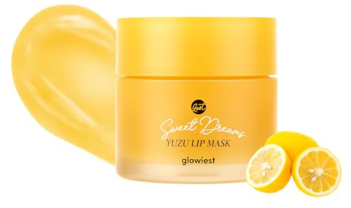 Sweet Dreams Lip Mask: Nourishing, Plumping and Hydrating Lip Balm | Ecofriendly Lip Sleeping Mask | Hyaluronic Acids + Vitamin C + Shea Butter + Antioxidants | Yuzu - 0.7 oz.