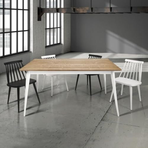 Mar.c.a. Design - Esstisch ausziehbar bis zu 180 cm, modern, Tischplatte aus Glas und Metallsockel grau - Maße 90 x 90 x 75 cm