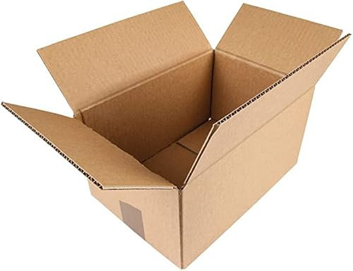 C&P PACK DE 10 CAJAS DE EMBALAR MARRON MEDIDA 35X26,5X16,5, CANAL DE 2MM