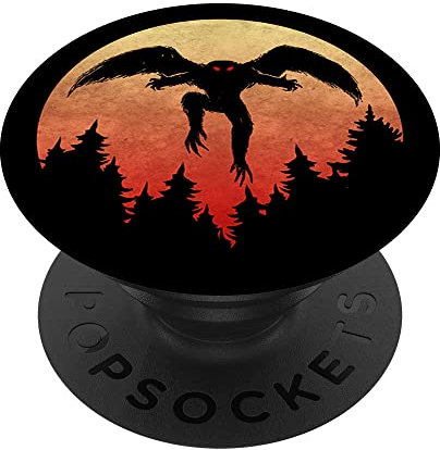 Cryptidcore Aesthetic Mothman Cryptozoology Cryptid PopSockets Swappable PopGrip