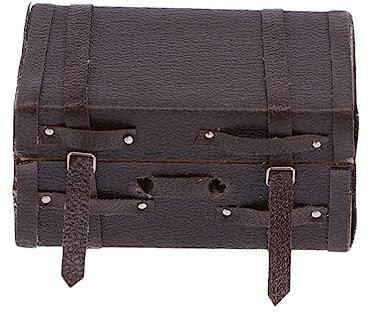 EXCEART Mini-fall Mini-hausdekoration Mini-ledertasche Hölzern Modell Jahrgang