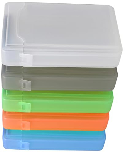 Mikikit 10pièces Boîte De pour Disque Dur Rangement Plastique Étanche Et Résistant Aux Chocs pour Bureau Et Maison