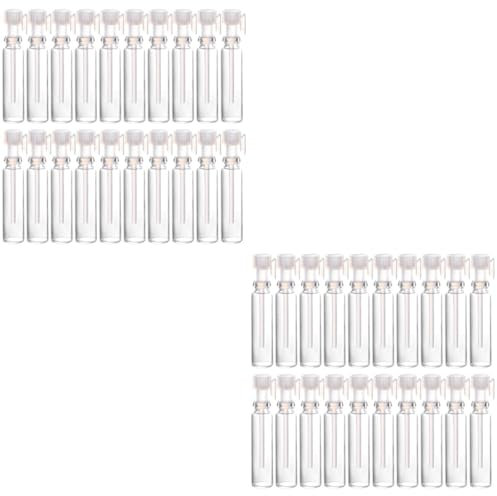 Beaupretty 200pezzi Boccette Profumi Trasparente Da Flaconcini Ricaricabili Per Viaggio Contenitori Cosmetici Portatili e Riutilizzabili Design Compatto e Pratico Per Profumi e Make-up