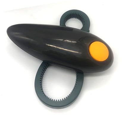 Electric Can Opener Automatic Cordless Tin Opener One Touch Electronic Tin Opener Safe Smooth No Sharp Edges Can Opener Almost Size Can for Arthritic Hands and Chef's (Black)