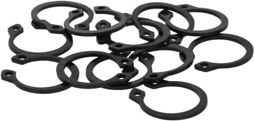C- Anelli elastici, Anelli elastici, 50 pezzi Anello di sicurezza esterno a scatto con anello elastico 20-22 mm, Anelli elastici di sicurezza esterni in acciaio legato 65Mn, 22 mm (dimensioni: 20 mm)