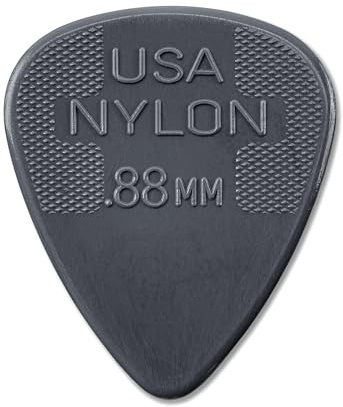 DUNLOP Nylon Standard 0,88 mm grau, 24er Pack Plektren (44F088)