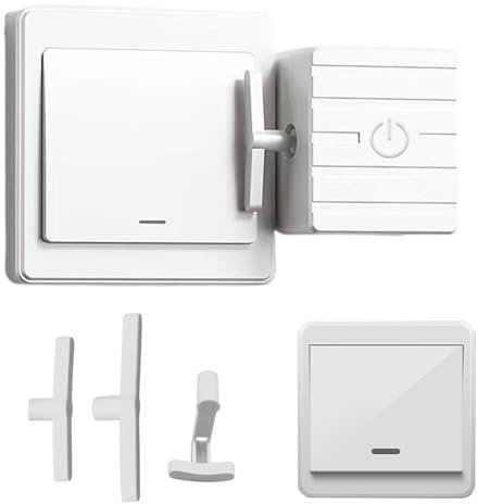 Gmokluytw Remote Button Pusher | Wireless Smart Button Selbstklebend - Bohrfreies Wohnzubehör, Smart Home Geräte für Druckknopf, Türlicht, Zuhause