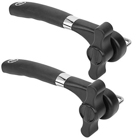 2 Unids/set Abrelatas Manual Abrelatas de Acero Inoxidable Sacacorchos Manual Abrelatas Herramienta de Estaño de Corte de Borde Liso