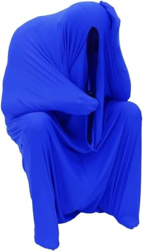 Sensorische Körpersocke Für Erwachsene, 65x29 Ganzkörper Wrap Dehnbare Körpersocke Um Stress Zu Lindern Für Erwachsene Mit Autismus, Angst(Blau,S)