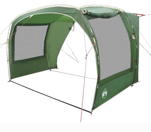 vidaXL Biltält grön vattentät, tält, trädgårdstält, friluftsskydd, campingtält, campingskydd, trädgårdsskjul, vattentätt tält, campinglusthus
