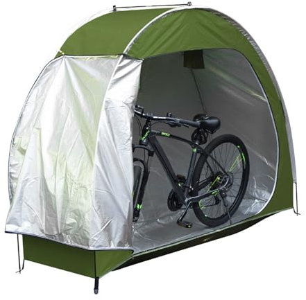 Fahrradabdeckungen für den Außenbereich, Lagerschuppenzelt, übergroßes Fahrrad-Aufbewahrungszelt, tragbares, faltbares Lagerzelt für Garage/Garten, wasserdichte Fahrradabdeckung für den Außenbereich