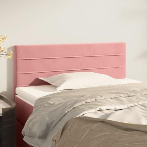 XINCXIN Kopfteil, wandkissen wandpolster headboard for Bed wandpolster Bett Bett kopfteil Rosa 90x5x78/88 cm Samt