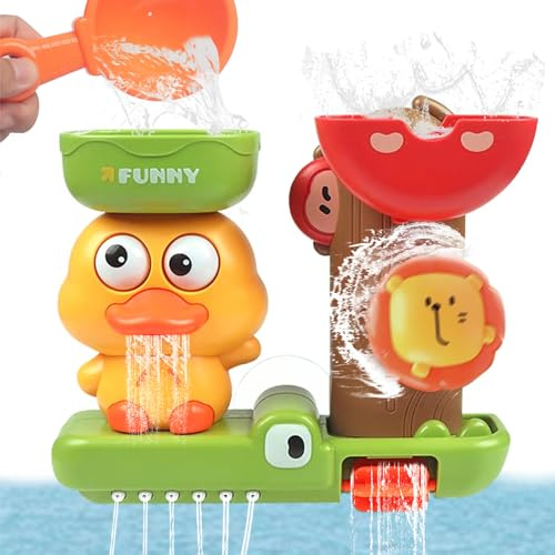 Badewannenspielzeug ab 1 2 3 4 Jahr,Badespielzeug Baby ab 1 Jahr Wasserspielzeug Kinder Bath Toys ab 2 3 4 Jahre Badespielzeug Baby Badewanne Spielzeug ab 2 3 4 Jahre Geschenk für Jungen Mädchen