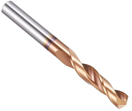 PATIKIL 5mm Drill Bit Carbide for Stainless Steel Hard Metal 130° | Twist Jobber Bits Straight Shank for Drilling Hard Metal Alloy Steel Stainless Steel Titanium Alloys