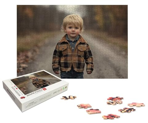 Personalised Jigsaw Puzzles 1000/1500/2000/3000/4000/5000 Piece Custom Jigsaw Puzzle for Adults Customized Wooden Puzzles with Picture Personalized Jigsaw with Photo Gifts for Family, Friends, X-512