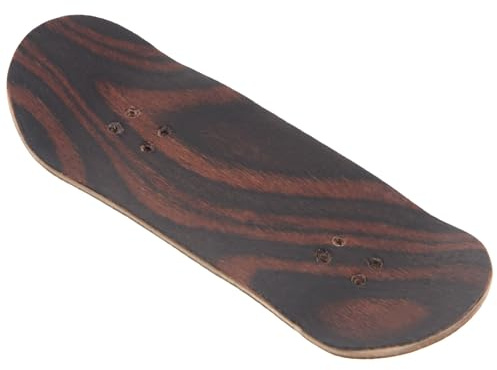 GARVALON Finger Skateboard Deck aus Robustem Ahornholz Langlebig und Leicht Vorgebohrte für Einfache Montage als Ersatz für Fingerboard Wheels Glatte Oberfläche für Verbessertes