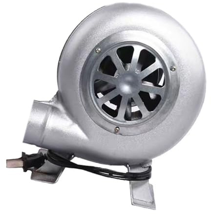 JOUFNING Ventilatore Elettrico per Barbecue, Ventilatore Centrifugo per Barbecue, Accenditore A Carbone per Camino, Ventilatore A Pompa per Caldaia da Campeggio E Cucina All'aperto(60W)