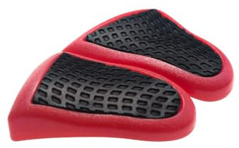 Gettimore L2 R2 Anti-Slip Trigger Extender for PS5 Controller, Enhanced Grip & Control, Silica Material, Improved Responsiveness, 10.5x7.5x1 cm, 2-Pack red