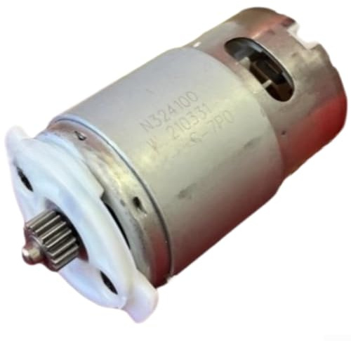 Fauhapyway 18 V Motor Ersatz für DCD776 und DCD776C2 Akku-Bohrmaschine, silberfarbenes Metall-Elektrowerkzeug, Metallmotor für Bohrmaschine