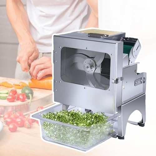 PRECISTECH Máquina Profesional De Verduras, Cortadora Industrial De Verduras Con Ajuste De Espesor 1–35 Mm, Procesamiento Vegetal Comercial