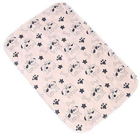 Hundpipa, tvättbar återanvändbar hundpottövningsmatta, superabsorberande valpvalp, vattentät hundmatskålmattor(40 * 60cm/15.7 * 23.6in)