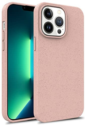 NICRX Custodia per telefono in silicone opaco in paglia di grano per iPhone 14 12 11 13 Pro Max Mini XS X XR 6 6S 7 8 Plus SE Cover, rosa, per iPhone SE 2022