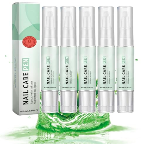 Nail Care Pen, Nail Care Pen Nagelpilz Stift Österreich, Nagelpilz Behandlung Schnell Intensiv, Nagelpilz Testsieger Nagellack, Mit Teebaumöl, Vitamin E & Aloe Vera (5 Stück)