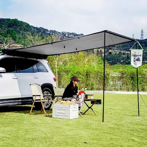 CLLXDZ Auvent Caravane Auvent étanche 200 x 300 cm, Auvent Fourgon bâche de Camping extérieure pour Camping-Car, avec Protection UV pour Camping-Car et Bus de Camping