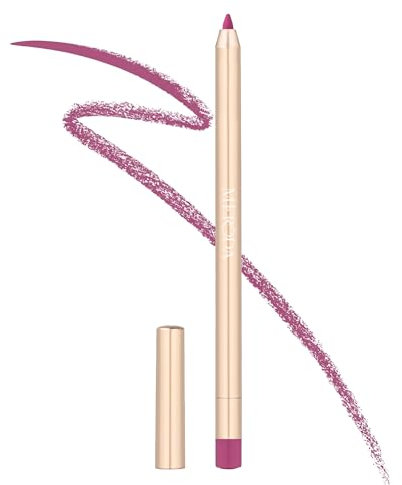 MERODA® Signature Lipliner [WASSERFEST] - Lip Pencil Feuchtigkeitsspendend & Langhaltend - Lippenkonturenstift Deckend & Vegan - Lip Liner mit Minispitzer (Berry, 0.5 g)