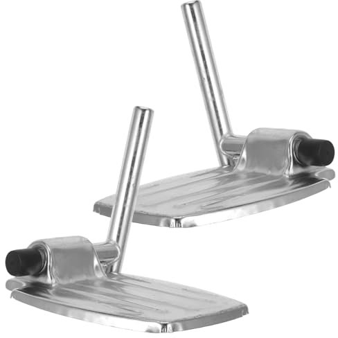 BEBEMOKO 2stücke Hochklappbare Rollstuhlfußstütze Ersatz-rollstuhlbeinstütze Rollstuhlpedal Fußstütze Für Rollstühle Einfache Installation Und Nutzung
