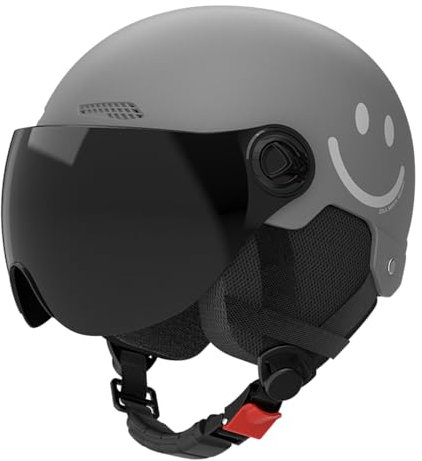 AOOPOO Fahrradhelm für Erwachsene, Helm mit Visier für Herren Damen, Leichter Atmungsaktiv Halbhelm, Radhelm Rollerhelme mit Abnehmbarer Sonnenblende Allround Helm für E-Bike, Mountainbike & Citybike