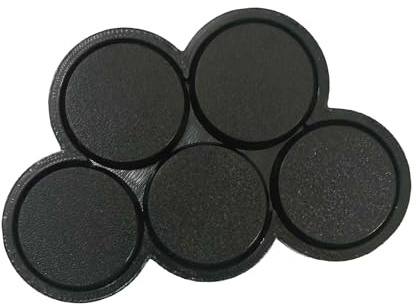 DuskHaven Socle Circulaire de 32 Mm pour Système de Jeu Miniature Affichant Modèles et Figurines, Style C