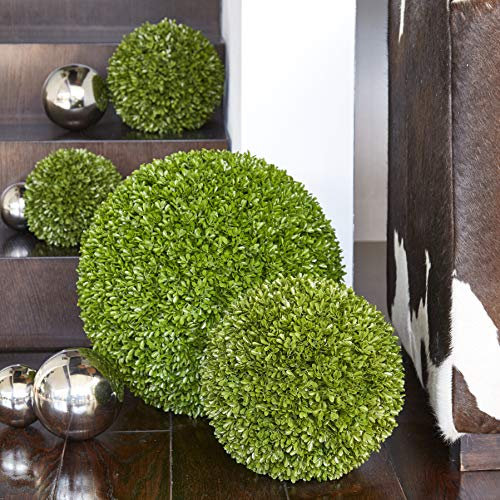 Klocke Kunstpflanzen Hochwertige & Künstliche Buchsbaumkugel - Kleine Buchskugel: Ø 20cm - Naturgetreu & Wetterfest - Dichtes Blattwerk & Natürliche Farben - Premium (Indoor & Outdoor)