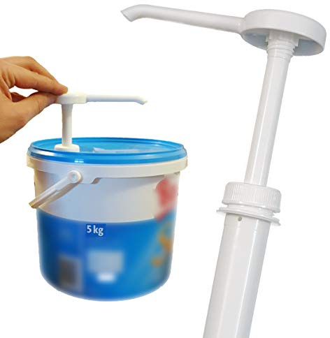 Dosierpumpe Senfpumpe Ketchuppumpe Dosierer - passend für 5Kg / 10 Kg Eimer **OVP**