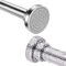 Bastone Tenda a Pressione Estensibile 120-215cm Senza Forare Asta Telescopica in Acciaio Inox Bastone Tenda Doccia Argento Antiscivolo & Mai Rustico per Finestra, Armadio, Porta