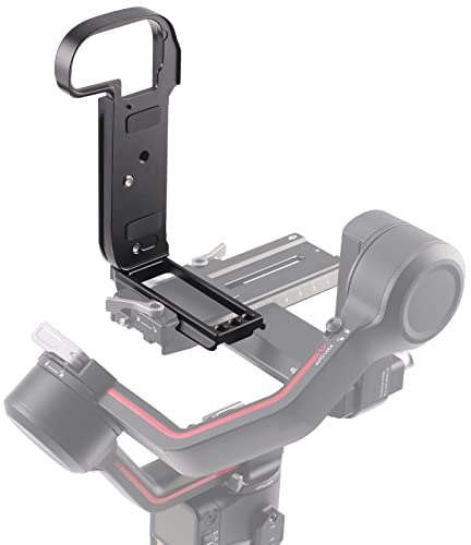FOTGA Vertical Quick Release Plate L Bracket for Canon EOS R5 R6 Camera, Compatible with DJI Ronin RS 2/RSC 2/RS 3/RS 3 Pro Gimbal Stabiliser Arca Swiss Tripod Ball Head