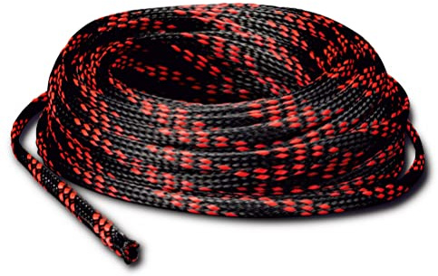 EMPHASER ESP-RSL6 – Kabelschlauch für Kabelschutz | Dehnbarer Nylon-Geflechtschlauch, Netzgewebe zum Schutz und Bündeln von Kabeln, Ø 3 –11 mm, 15 m