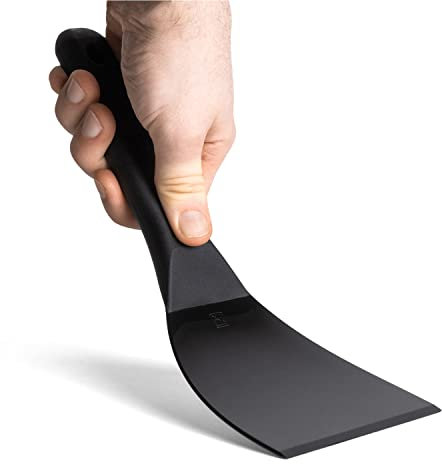 FUMOSA flexibler Teigspachtel, 10 cm | Teigschneider Teigspatel Küchenspatel (anthrazit)