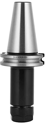SK40-ER20-100 Portapinze, Portautensili con Impugnatura Meccanica con Acciaio Ad Alta Velocità, Accessorio Industriale Per Fresatura Tornio CNC, Standard Germania
