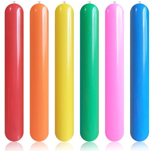 Aufblasbare Poolnudel Nudel Nudel 6pcs Pool Schwimmer PVC Blow Blow Nudeln 41,3 '' GroßEr Pool Nudeln Bulk Pool Schwimmer Wasserspiele Spielzeug FüR Erwachsene Schwimmbad Strandparty