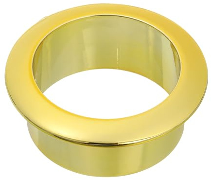 sourcing map 1 Pcs 1.38 inch (35mm) Nylon Desk Grommets, Plastic Cable Hole Cover, Wire Cord Cable Organizer for Computer Desk Cabinet, Gold