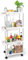 Wuciray Carrito Auxiliar con Ruedas Cocina Carrito Cocina con Ruedas Carrito Organizador con Ruedas Carritos Auxiliares Cocina Carro Auxiliar con Ruedas Carro Cocina Auxiliar con Ruedas