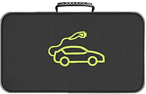 Ev Charging Cable Storage Bag - Portable Electric Vehicle Cable Organizer, Modern Ev Charger Bag | Waterproof Carrying Case, Electric Car Charger for EV Charging Cables, Electric Vehicle, Rectangle