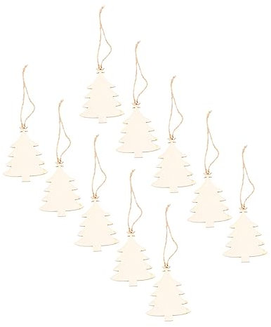 DIYEAH Basteln Sie Ihren Eigenen Weihnachtsbaum 30 Stück Holzscheiben Dekokugeln Weihnachtsbaumschmuck Sicher Für Jungen Und Mädchen