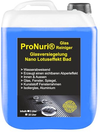 10 L PN Glasreiniger Glasversiegelung Nano Lotuseffekt Nano Spiegel Bad Auto