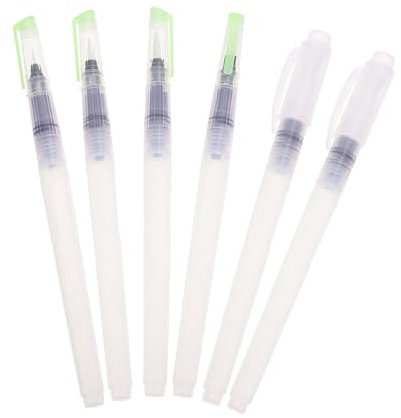 CIMAXIC Wasserpinselstifte Satz Mit 6 Tragbaren Marker Kunsttintenstiften Für Aquarellpinselstifte Wasserstifte