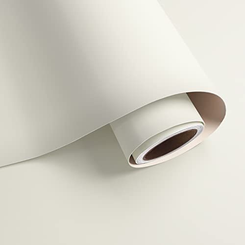 VaryPaper Papier Peint Autocollant Beige Moderne 81cmx300cm Rouleau Adhesif pour Meuble Papiers Adhésif Décoratif Papier Peint Salon Chambre Autocollant Meuble Stickers Porte Placard Armoire Table