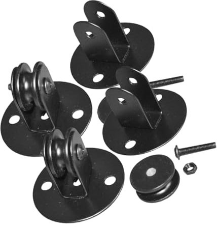 Gatuida 4stücke Deckenflaschenzugsystem Zur Wandmontage Für Pendelleuchten Flaschenzug Zur Deckenmontage Lampenheber Mit Haken Flaschenzugsystem Für Kronleuchterleuchten