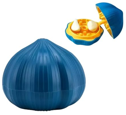 Garlic pester, efficient Garlic Press, Easy to Clean Kitchen Tool (Blue)