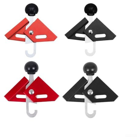 Outdoor Camping Solutions Komplettes Set Zeltzubehör inkl. Stützhalterungen und Heringen (8 mm schwarzes Set)